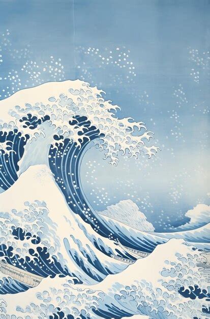 Premium Photo | Great wave of kanagawa