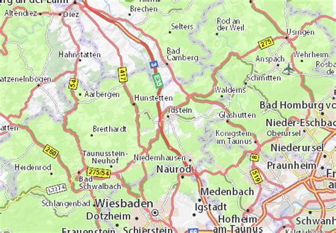 Map of Idstein - Michelin Idstein map - ViaMichelin