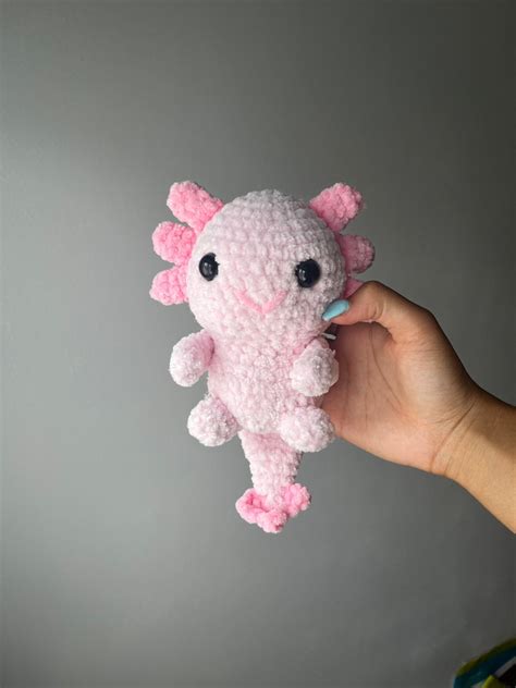 Crochet Axolotl ,axolotl Toy,axolotl Plush,axolotl Plushie,crochet Sea Creatures ,fidget Toy ...