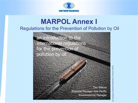 MARPOL Annex I Regulations for the Prevention of