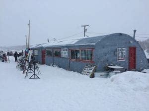 Concession shack.