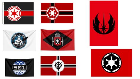 Galactic Empire Flag Banner 3 X 5 Ft Part 2 - Etsy