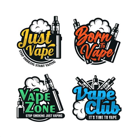 Vape design logo premium collection 5513607 Vector Art at Vecteezy