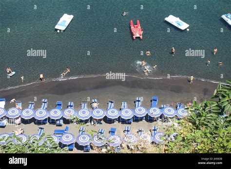 aerial view of a beach in Sorrento, Italy Stock Photo - Alamy