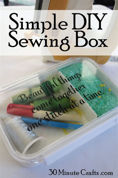 Simple DIY Sewing Box - 30 Minute Crafts