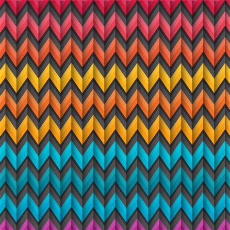 Free Vector | Colorful zig zag background