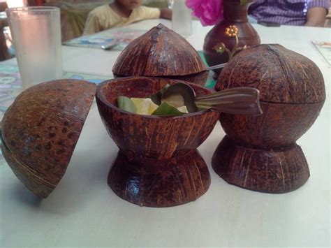 Very creative use of coconut shell | Coconut shell, Coconut, Coconut ...