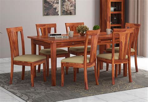 6 Seater Dining Table Sets : Bodhi Xl Sheesham Wood 6 Seater Dining Set ...