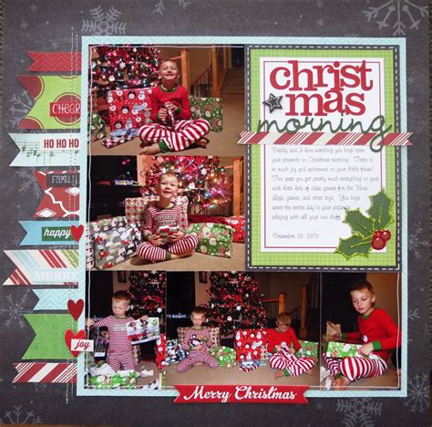 10 Beautiful Christmas Scrapbook Layout Ideas 2016 - ScrapbookingStore