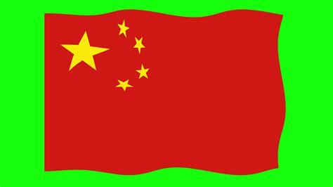 China Flag Animation Stock Video Footage for Free Download