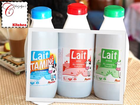 Chrizelyn: Types of milk in France