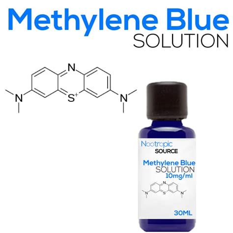 Buy Methylene Blue Liquid 10mg x 30mL | Nootropic Source