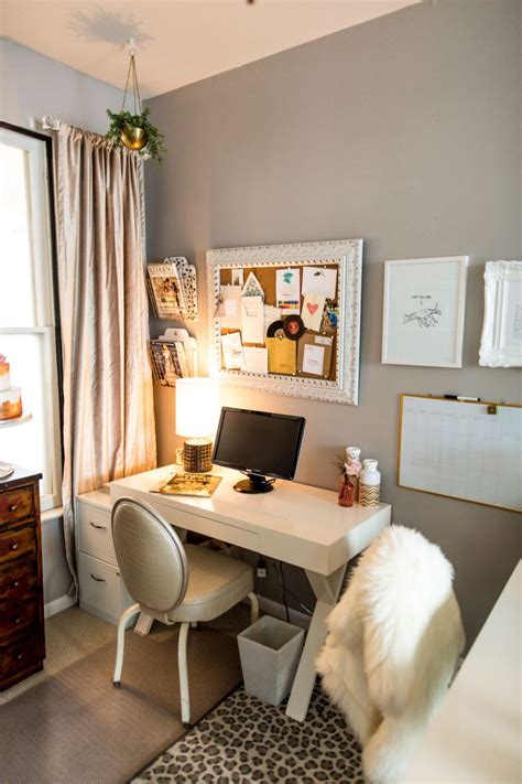 How to Live Large in a Small Office Space | Bedroom office space, Small ...