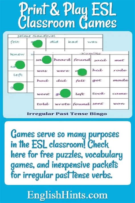 Esl Classroom Games