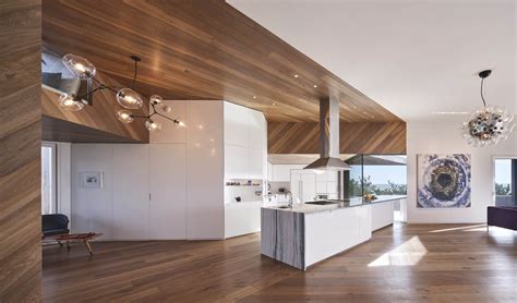 White Oak Tongue And Groove Ceiling | Shelly Lighting