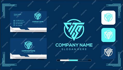 Premium Vector | Vector cts monogram logo concept