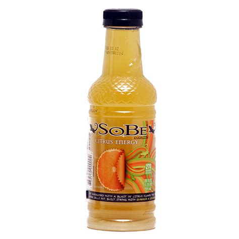 SOBE CITRUS ENERGY 20 oz 12ct - Juices - Drinks - Texas Wholesale