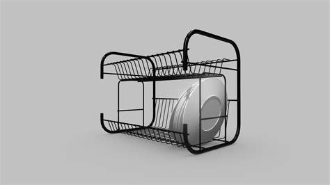 dish rack - Download Free 3D model by prasetyoheru10 [f446a5f] - Sketchfab