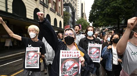 Communist Activists (and Lidia Thorpe) Lead Australian Flag Burning Protests · Caldron Pool