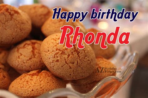 Happy Birthday Rhonda