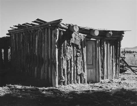 A Jacal of Logs and Adobe, Built About 1885, Los Sauses | Amon Carter ...