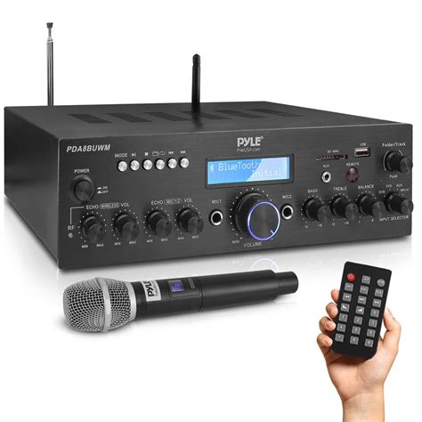 200W BLUETOOTH HOME THEATER AMPLIFIER AUDIO RECEIVER SYSTEM WIRELESS with MIC | eBay