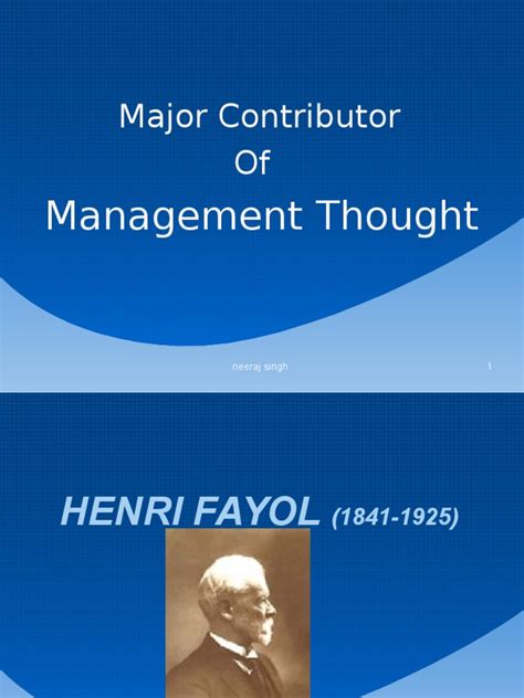 Henry Fayol | PDF | Epistemology | Academic Discipline Interactions