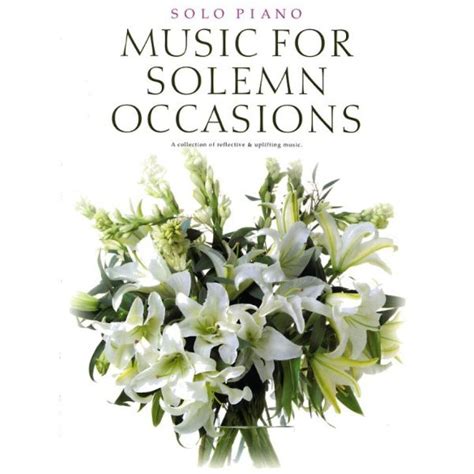 Music For Solemn Occasions – Piano | promusica.ie