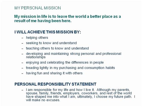 √ 20 Sample Of Personal Nursing Mission Statement ™ | Dannybarrantes Template