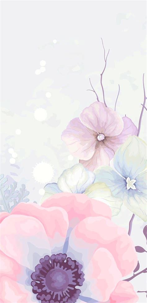Pink flowers wallpaper background #flowersbackground | Flowery ...