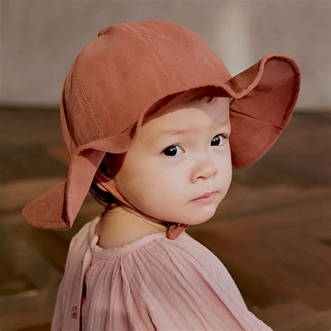 2019 Summer Outdoor Baby Hat Cap Infant Baby Girl Sun Hat Cotton ...