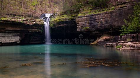 Waterfall in the Ozarks in Missouri Stock Photo - Image of forest, park ...