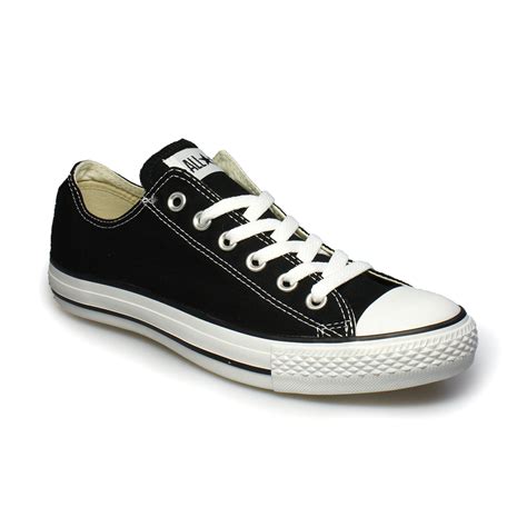 Converse All Star Black Canvas Trainers Sneakers Shoes Mens Womens Size 4-12