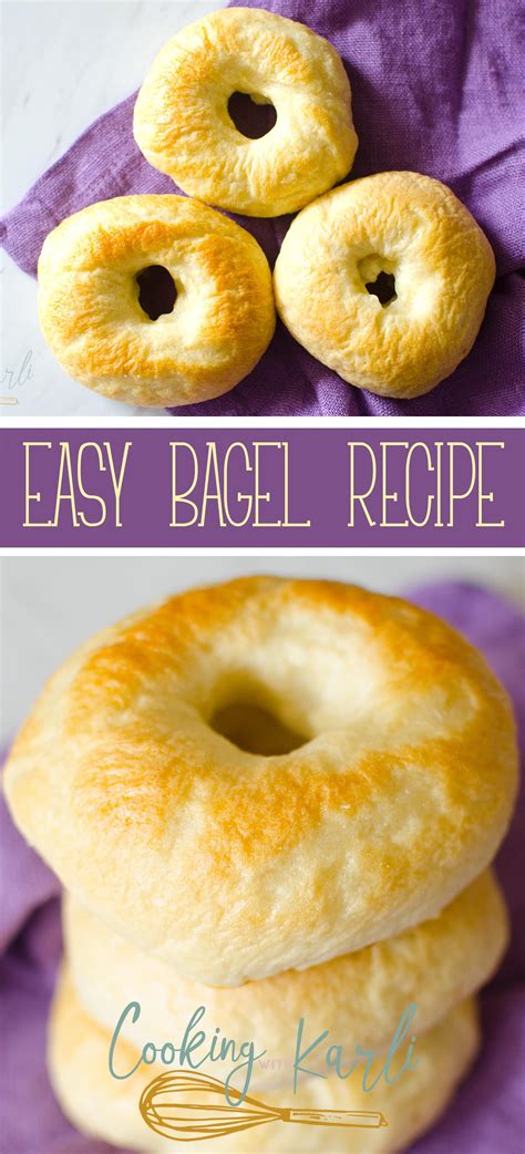 Quick & Easy Plain Bagel - Cooking With Karli