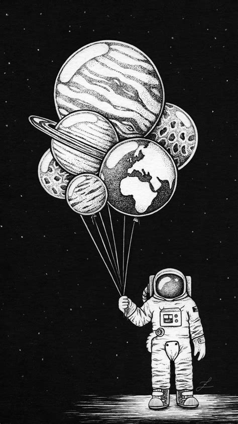 √ Outer Space Drawings