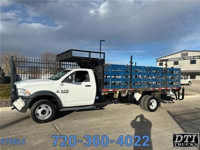 Dodge Ram 5500 Flatbed W/ Stake sides and Liftgate