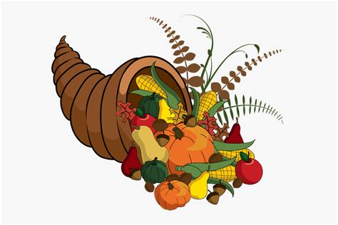 Cornucopia clipart thanksgiving dinner, Cornucopia thanksgiving dinner ...