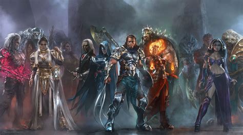 MtG art has sure come a long way since "Reverse Polarity". Planeswalkers Pantheon by ...