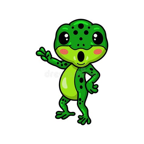 Cute Little Frog Cartoon Sitting Stock Vector - Illustration of pond ...