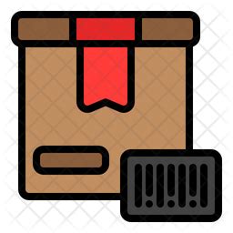 Barcode Icon - Download in Colored Outline Style