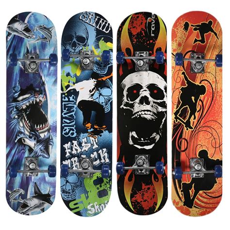 OUSGAR Skateboards for Beginners, Complete Skateboard 31.5'' x 7.9'', 7 ...