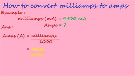 How Do You Convert Milliamps To Ohms? Top Answer Update ...