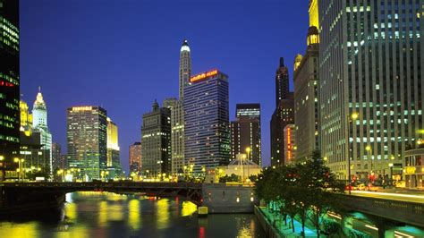 Chicago Night Wallpaper - Resolution:1920x1080 - ID:67198 - wallha.com