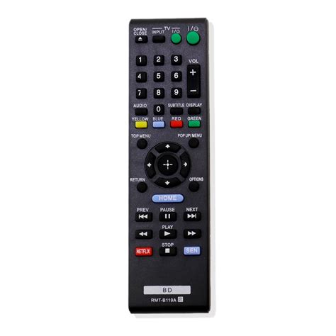 New Blu-ray Disc DVD Player Remote Control RMT-B119A fit for Sony BDP-S390 BDP-S390WM BDP-S5100 ...