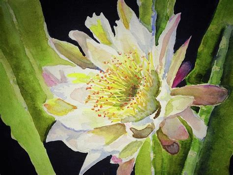 Cactus Flower Painting