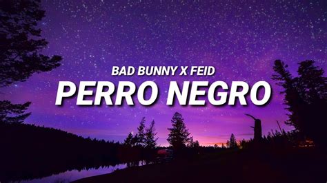 BAD BUNNY ft. FEID - PERRO NEGRO (Letra - Lyrics) Chords - Chordify