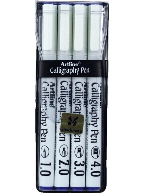 Calligraphy Pens - Blue (4 pack) | Artline