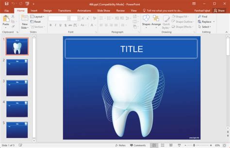 Free Dental PowerPoint Templates