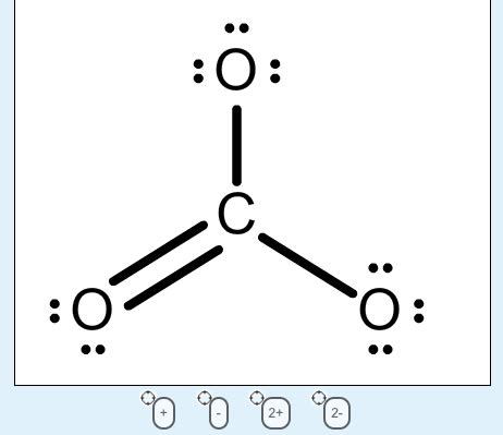 Solved In the following Lewis structure of [CO3]2-, every | Chegg.com