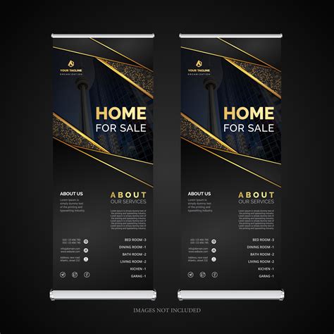 Elegant Roll-up Banner Template – GraphicsFamily